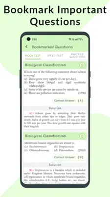 Biology android App screenshot 1